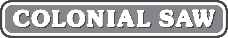Colonial Saw Logo 2024 No Tag Grayscale