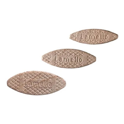 Lamello Wooden Biscuits Size 20, 10, and 0 - "The Original Wood Biscuit That Always Fits"
