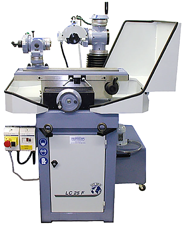 UTMA Model LC25-S Semi-Auto Tool & Cutter Grinder Left to Right (X-Axis Travel is automatic with variable speed)