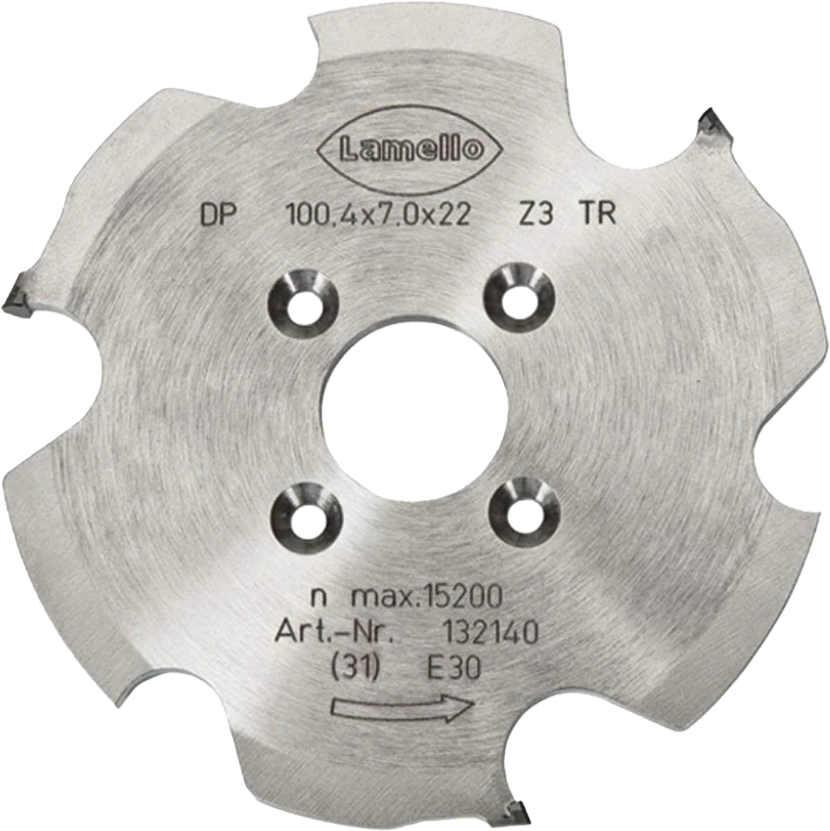 132140 Lamello Diamond Tipped Groove Cutter for use with Zeta P-System