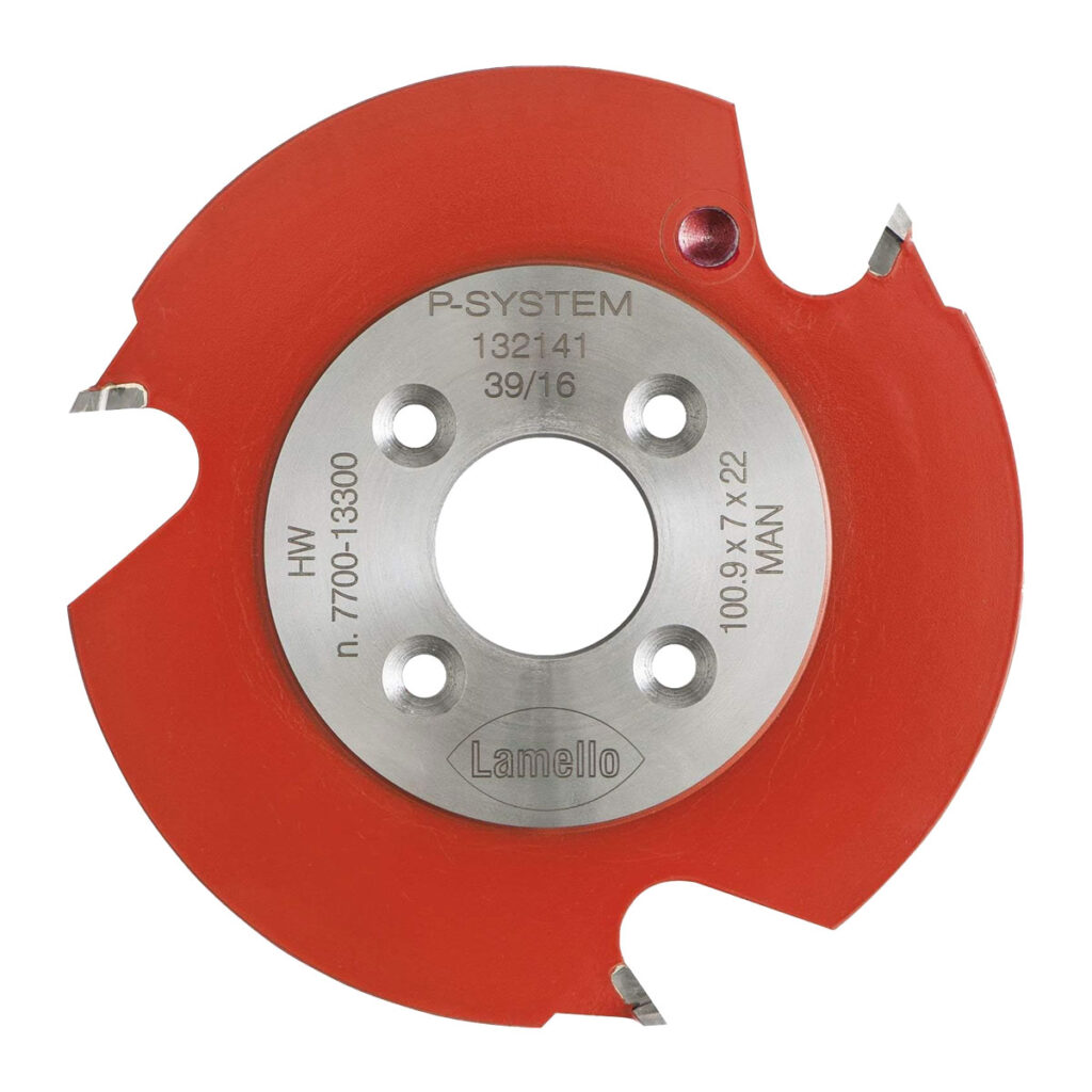 132141 Carbide Tipped P-System Groove Cutter for Lamello Zeta P Biscuit Joiners