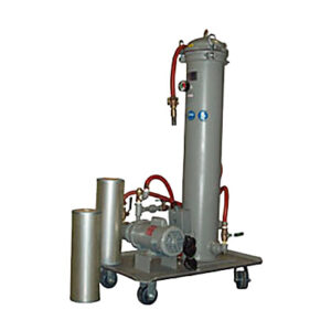 Model CFS-100 coolant filtration system for efficient filtration in single or multi-machine setups.